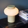 Table lamps - 	Table lamp, metal/glass, yellow/opal - HÜBSCH