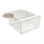 Caskets and boxes - Small Square Bento Box, Soup Bowl - MYGLASSSTUDIO