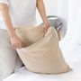 Bed linens - Linen pillow case in Natural linen color - MAGICLINEN