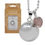 Jewelry - Pregnancy Bola Lithotherapy Silver Smooth Natural Stone - IRRÉVERSIBLE