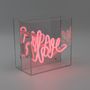 Decorative objects - 'Love' Mini Acrylic Box Neon Light - LOCOMOCEAN