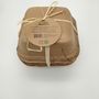 Everyday plates - Set of 4 Hamburger box ( 16x9cm) made of Palm trees leaves - ARECABIO