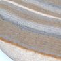 Tissus d'ameublement - Tabouret Galet en feutre de laine fait-main - GHISLAINE GARCIN MAILLE&FEUTRE
