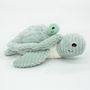 Soft toy - SAVE OR TURTLE AND ITS TERRACOTTA BABY - THE TIPOTOS - DEGLINGOS