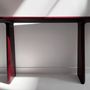 Console table - Console Daiku in stained ash wood varnished by Victoria Magniant - VICTORIA MAGNIANT POUR GALERIE V
