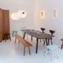 Dining Tables - Daiku table in stained ash wood - VICTORIA MAGNIANT POUR GALERIE V