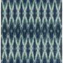 Contemporary carpets - Iris Ikat Blue, Luxurious Hand Tufted Rug - OBEETEE