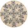 Contemporary carpets - Cross My Palms Natural, Luxurious Hand Tufted Rug - OBEETEE