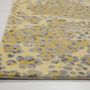 Contemporary carpets - Leopard Love Lemon, Luxurious Hand Tufted Rug - OBEETEE
