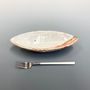 Platter and bowls - Shino Leaf-shaped Bowl - YOULA SELECTION