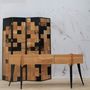 Console table - Console Cabinet “Black Bottom” - THIERRY LAUDREN
