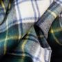 Throw blankets - Lambswool Blanket in Gordon Dress Tartan - THE TARTAN BLANKET CO.