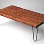 Coffee tables - Rustic Coffee Table with Hairpin Legs - LIVING MEDITERANEO