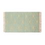 Tapis contemporains - Dhurrie Star Mint - AADYAM HANDWOVEN
