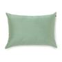 Cushions - Gol Mint Cushion Cover - AADYAM HANDWOVEN