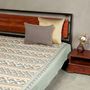 Bed linens - Surface Mint Bedcover - AADYAM HANDWOVEN