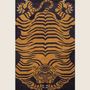 Classic carpets - Hand Knotted Tibetan Tiger Rug - Tiger at Night - OATS & RICE