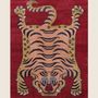 Tapis classiques - Tapis tigre tibétain noué à la main - Tapis Jumping Tiger - OATS & RICE