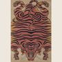 Classic carpets - Hand Knotted Tibetan Tiger Rug - Mountain Tiger Area Rug - OATS & RICE