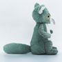 Soft toy - RACOON GREEN– LES PTIPOTOS - DEGLINGOS