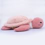 Soft toy - SAUVENOU GIANT TURTLE PINK - LES PTIPOTOS - LES DEGLINGOS