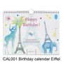 Papeterie bureau - Calendriers d'anniversaires - ALIBABETTE EDITIONS