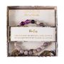 Jewelry - Steel & Natural Stones Bracelet Display - SAINT-TROPEZ BY BEMY