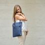 Sacs et cabas - SAC CUIR LISSE DIVINE - MADE IN FRANCE  - AMWA AND CO
