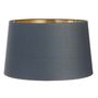Objets de décoration - Abat-jour anthracite avec doublure dorée 34 cm - RV  ASTLEY LTD