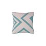 Fabric cushions - Bold Geometric Handwoven Interlocking Tapestry Cotton Cushion Cover - OCK POP TOK