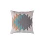 Fabric cushions - Diamond Handwoven Interlocking Tapestry Cotton Cushion Cover - OCK POP TOK