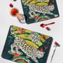 Trays - Snow Leopard / Forest - Tray - Tablemat - coaster - JAMIDA OF SWEDEN