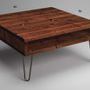 Objets design - Table basse Box avec pieds en épingle à cheveux - LIVING MEDITERANEO