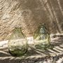 Vases - Organic green glass vase Ø19.5x26 cm CR71104 - ANDREA HOUSE