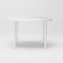 Lawn tables - BIG ROLL dining table diam.120 glass top - SIFAS