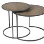Coffee tables - FORST SET 2 COFFEE TABLES  - BRUCS