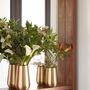 Vases - Satin gold sloped vases - BE HOME