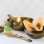 Bowls - Cobbled Antique Bronze bowls and platter - BE HOME