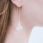 Jewelry - Clear Tiny droplet earring  - LAJEWEL