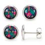 Jewelry - Silver Surgical Stainless Steel Studs - Rio (00621) - LES JOLIES D'EMILIE