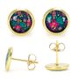 Jewelry - Gold Surgical Stainless Steel Studs - Rio - LES JOLIES D'EMILIE