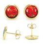 Jewelry - Gold Surgical Stainless Steel Studs - Poppy - LES JOLIES D'EMILIE