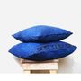 Cushions - Natual indigo kantha cushion covers - BASHA BOUTIQUE