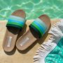 Shoes - Lucienne's Mauricettes, light summer slides - LES MAURICETTES