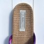 Shoes - Les Mauricettes d'Eliane, women's linen tap - LES MAURICETTES