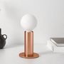 Table lamps - SOL Lamp Rose Gold Opaque - EDGAR