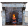 Unique pieces - French Feeling Castle Style Antique Fireplace Surround - MAISON LEON VAN DEN BOGAERT ANTIQUE FIREPLACES AND RECLAIMED DECORATIVE ELEMENTS