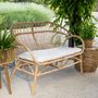 Benches - RATTAN BENCH SEAT 120X67X85 MU21121 - ANDREA HOUSE
