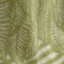 Throw blankets - Light Green Stripe Fern Throw - 130 x 190 cm - J.J. TEXTILE LTD