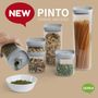 Boîtes de conservation - Pinto Storage jar - Ustensiles de cuisine : Contenant de stockage des aliments 100% recyclable. - QUALY DESIGN OFFICIAL